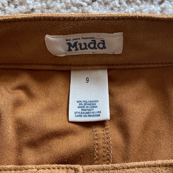 Mudd Suede Brown Skirt - Picture 2 of 3